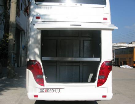 Навісний багажник для Setra білий