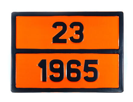 Табличка небезпечний вантаж «23-1965» (Газ)