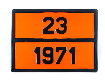 Табличка небезпечний вантаж «23-1971» (Природний газ)