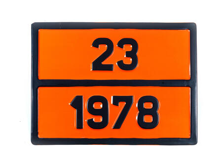 Табличка небезпечний вантаж «23-1978» (Пропан)
