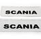 Бризковики Scania білі 60*18