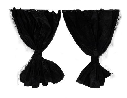 Комплект штор Volvo чорні