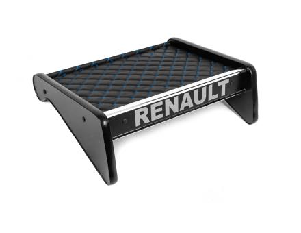 Полиця на панель Renault Premium до 2005 року (еко шкіра з синьою прошивкою)