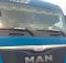 Полиця на панель Man TGX (екошкіра з синьою прошивкою)