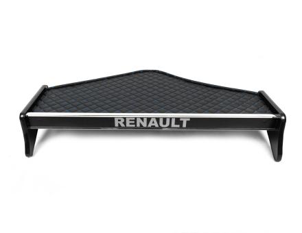 Полиця на панель Renault Premium (2005-...) (екошкіра з синьою прошивкою)