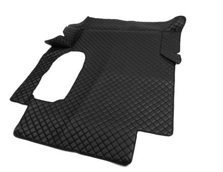 Килимки в салон Man Tga екошкіра чорні з чорною прошивкою (автомат)