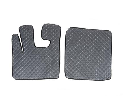 Килимки в салон Daf XF 105 екошкіра сірі (автомат)