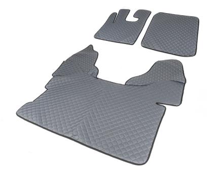Килимки в салон Daf XF 105 екошкіра сірі (автомат)