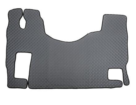 Килимок в салон Mercedes Benz Actros MP2(2003-2008)-MP3(2008-2011) екошкіра сірий з сірою прошивкою (автомат)