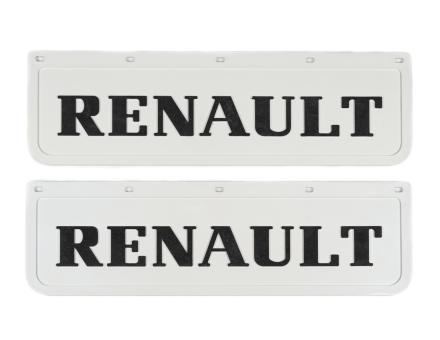 Бризковики білі Renault 65*22