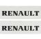 Бризковики білі Renault 65*22