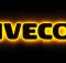 Надпис на решітку Iveco нержавійка з оранжевою підсвіткою (60см.*14см.)