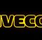 Надпис на решітку Iveco нержавійка з оранжевою підсвіткою (60см.*14см.)