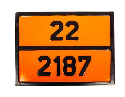Табличка небезпечний вантаж «22-2187»