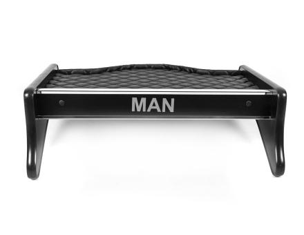 Полиця на панель Man TGA XL-TGM (еко шкіра з чорною прошивкою)