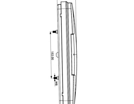 Ліхтар задній світлодіодний 10-30 вольт HM-0824