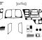 Накладки на панель Mercedes Actros MP4 2016-2020 (Meric, 28 деталей) 94000055