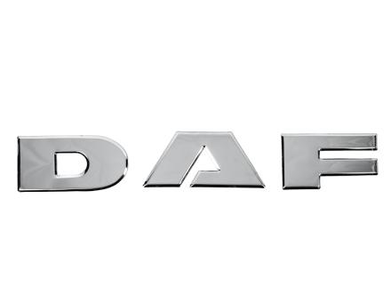 Накладки на букви Daf нержавійка