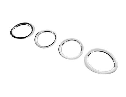 Накладки на протитуманні фари Scania нержавійка FSC178