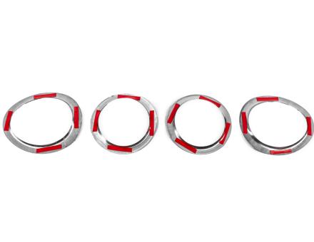 Накладки на протитуманні фари Scania нержавійка FSC178