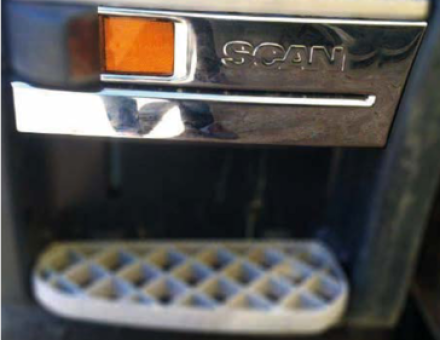 Накладки на підніжку Scania нержавійка FSC149