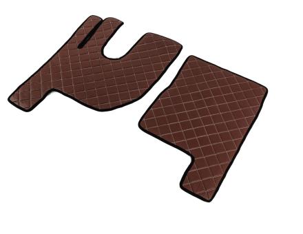 Килимки в салон Renault Gama T екошкіра коричневі автомат GP3908