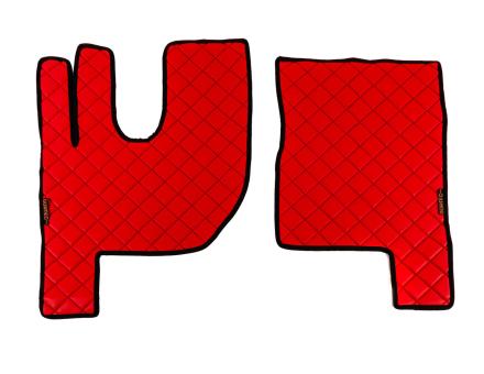 Килимки в салон Renault Gama T екошкіра червоні автомат GP3903