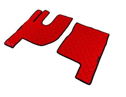 Килимки в салон Renault Gama T екошкіра червоні автомат GP3903