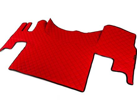 Килим в салон Renault Gama T екошкіра червоний (рівна підлога) автомат GP3933