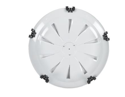 Ковпак 22.5 New Setra металевий білий JK106210