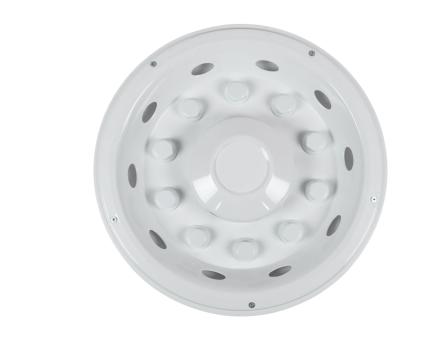 Ковпак 22.5 Favori металевий білий задній JK104212