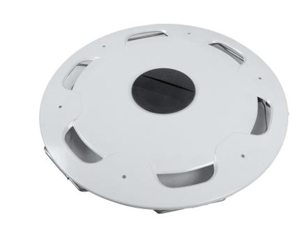 Ковпак 22.5 Travego металевий білий задній JK102212