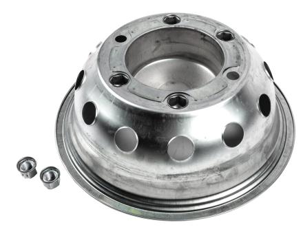 Ковпак 16 нержавійка задній (daily 6.0) JK439102