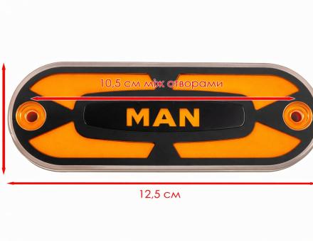Ліхтар габаритний неоновий жовтий з логотипом Man L0544Y