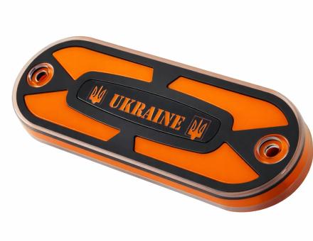 Ліхтар габаритний неоновий жовтий з логотипом Ukraine L0542Y