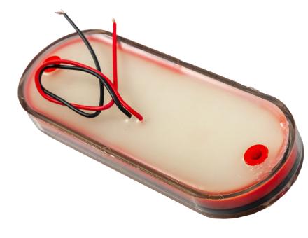 Ліхтар габаритний неоновий жовтий L0539Y