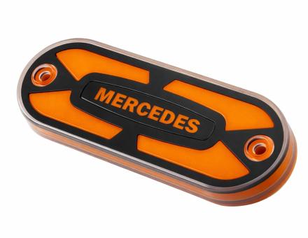 Ліхтар габаритний неоновий жовтий з логотипом Mercedes L0543Y