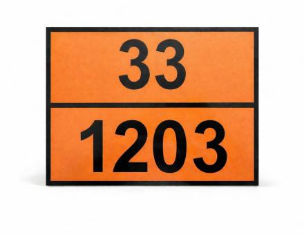 Таблиця ADR двостороння 30/1202 (Дизель) – 33/1203 (Бензин), 30×40 см